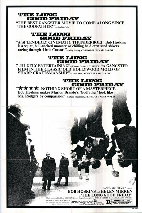 the long good friday 1982 one sheet poster folded